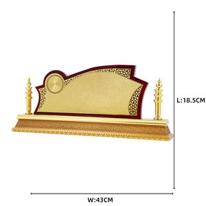 Placche di legno personalizzabili in fabbrica decorazioni per la casa in legno artigianato Souvenir nome commerciale premio all'ingrosso in legno bianco premi placche - Product Image 3