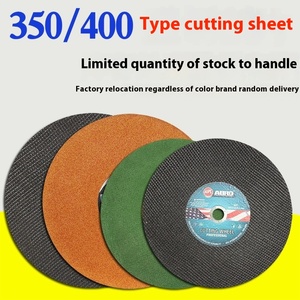 350/400 lớn ba-giai đoạn Lưỡi cưa thép không gỉ kim loại sắt cát Mài bánh xe OEM tùy chỉnh công cụ mài mòn cắt Flap - Product Image 4