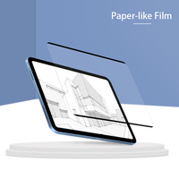 Film de protection magnétique effet papier pour iPad 9e génération, Mini 4, 6, 10.2, Pro 11, 12.9