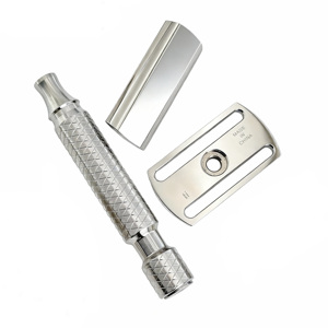 क्लासिक टाइटेनियम मिश्र धातु रेजर प्रीमियम डबल एज ब्लेड अच्छी तरह से बनाए रखी चिकनी और उत्कृष्ट - Product Image 3