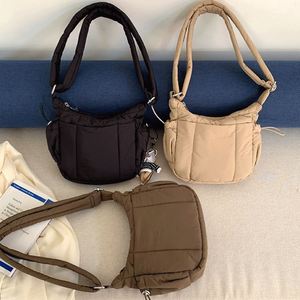 Factory Custom Women New Autumn Winter Puffer Bag Puffer <b>Tote</b> Bag Crossbody Quilted Shoulder Bags - Product Image 2
