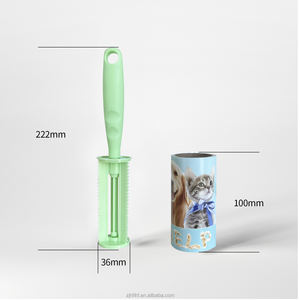 أسطوانة لزجة للوبر 60-90 ، 10 أوراق مقبض فرشاة تنظيف الشعر ، منزل - Product Image 3