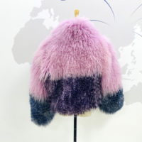 Veste courte en fourrure d'agneau tibétain de qualité export - Fourrure de haute qualité conforme aux normes internationales
