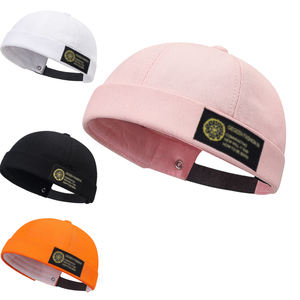 قبعة بدون حافة للخريف والشتاء، قبعات كوردوروي عتيقة، قبعة قصيرة على شكل قبة، قبعة بيسبول، قبعات هيب هوب بدون حافة - Product Image 5