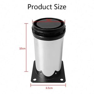 Pieds de canapé en fer de Guangzhou, Chine, quincaillerie de meubles, pieds métalliques pour usage extérieur, qualité hospitalière et hôtelière, design moderne, robustes, capacité 200 kg - Product Image 4