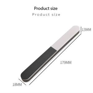 פצירת ציפורניים חד פעמית שחורה מבית Boson Glass, סוג 100/180, ספוג ושיוף דו-צדדי לטיפוח ציפורניים עם תכונת שיוף - Product Image 3