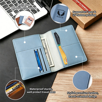 Edle Reisepasshülle Braun DIY Lasergravur Wasserdicht Robust Stilvoll Premium-Leder Solider Ausweishalter