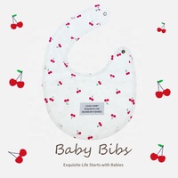 Vente en gros Ins Bavoirs pour bébé 100% coton Confortable Ajustable Fit Cartoon Imprimé Toddler Feeding Infant Eating Baby Bavoirs