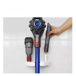 Support mural universel non perforé en plastique pour <span class=keywords><strong>aspirateur</strong></span> manuel – Rangement écologique - Product Image 4