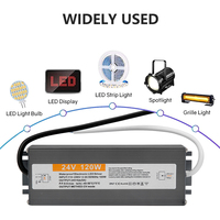 24 V 120 W Étanche IP67 Électronique LED Commutateur D'entraînement Alimentation 110-250V AC à DC 24 Volt 120 Watt 5 Amp Transformateur Convertisseur