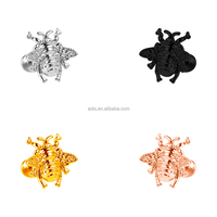 Haute poli interne fileté oreille Tragus mode lèvre Piercing anneau bijoux abeille Top Labret