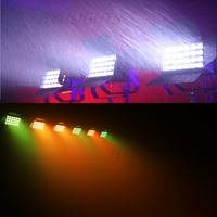 Luz de inundación LED impermeable IP65 para decoración de discoteca 24x18W RGBWA UV 6 en 1 efectos de escenario de DJ con puertas de Granero