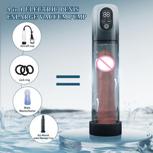 เครื่องปั๊มอวัยวะเพศชายไฟฟ้าของเล่นทางเพศสำหรับผู้ชายปั๊มสุญญากาศ2 in 1เครื่องสำเร็จความใคร่อัตโนมัติสำหรับผู้ชายพร้อมกระเป๋าขนาดเล็กแหวนอวัยวะเพศชาย - Product Image 6