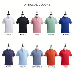 Custom Logo Embroidered 100% Silk Cotton Black Slim Golf for Polo Shirts with Two Button Neck Printed Pattern Solid Design for M - Product Image 5