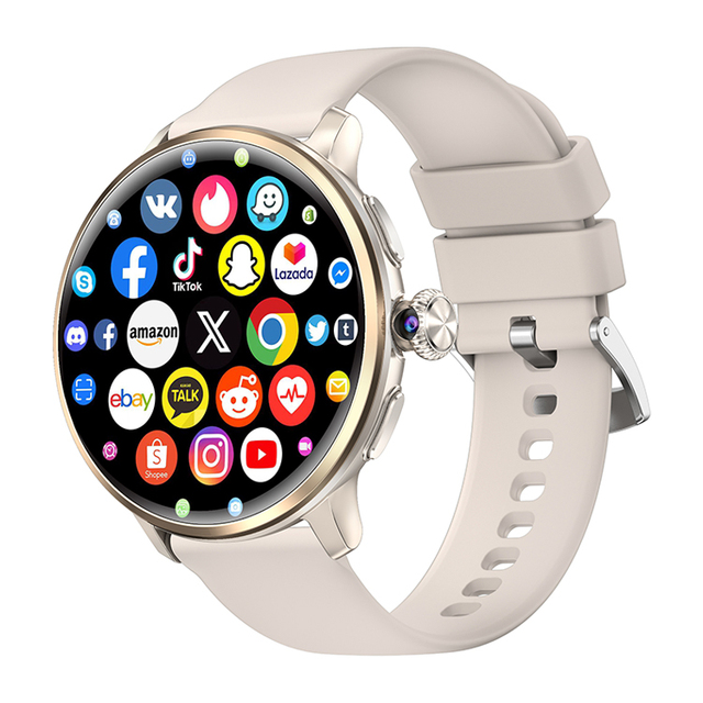 H88 4G Smart Watch 1.6-inch AMOLED Touch Screen Multiple Sports Mode Fast Charging 24/7 Health Monitor Smartwatch for Men Women