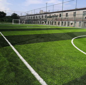 Gazon artificiel résistant aux maladies de la marque Enoch, Dtex 8000-15000, remplissage en caoutchouc, filet en PP, support en SBR, modèle ENO-S1-0560 - Product Image 2