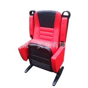 Silla de cine plegable de metal con reposabrazos y portavasos para uso en cine en casa - Product Image 5