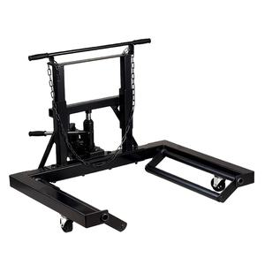 Elevador de Ruedas Hidráulico Doble de 1 Tonelada con Altura Ajustable, Gato de Transporte de Neumáticos para Camiones Grandes - Product Image 1