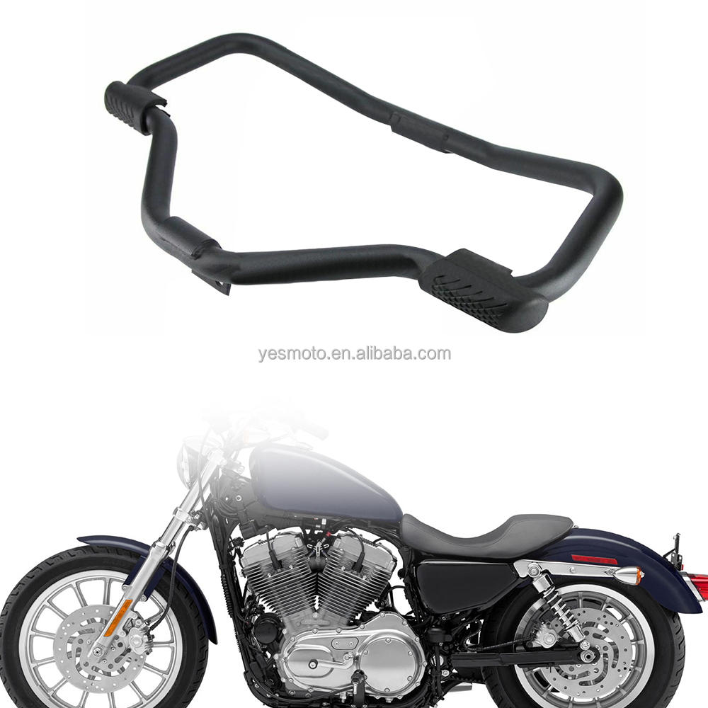Psler Crash Bar Engine Guards For Sportster 1200 Custom XL1200C 2004-2023; Iron 883 XL883N 2009-2023; Roadster XL1200R '04-08; Forty Eight XL1200X '10-15( Black - View #8
