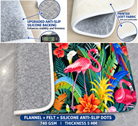 Tapis de bain super absorbant antidérapant, design Van Gogh Football, tapis de douche en mousse à mémoire de forme douce, tapis de salle de bain, tapis de sol à séchage rapide