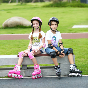 Patins à roulettes en ligne Istaride pour enfants, ajustables, avec lames Tracer et roues lumineuses - Product Image 5