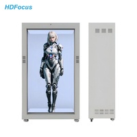 Caja de Exhibición Holográfica de 65, 75 y 86 Pulgadas, Vitrina LCD Transparente 3D, Gabinete Virtual para Avatares de Tamaño Real para Museos, Salas de Exposición y Exhibiciones