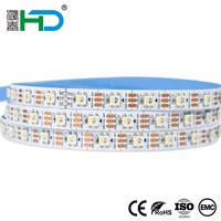Bande LED RGBWW 12V DC adressable SK6812, bande LED RGB 12V SK6812, éclairage RGB, avec certifications CE et RoHS