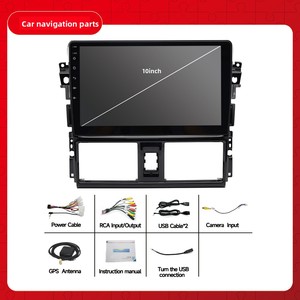 Radio para Auto <span class=keywords><strong>Toyota</strong></span> <span class=keywords><strong>YARiS</strong></span> Vios 2013-2016 LHD, Dispositivo de Radio 2Din Android Octa <span class=keywords><strong>Core</strong></span>, Estéreo para Auto con Reproductor de DVD, GPS, Navegación, Carplay - Product Image 3