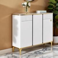 Meuble à chaussures en bois écologique, grande capacité, style moderne minimaliste, pour entrée et couloir