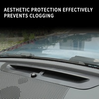 Vente flash : Grille de ventilation de climatisation de voiture, bande chromée, autocollant de voiture, protection intérieure de voiture pour Land Rover Defender