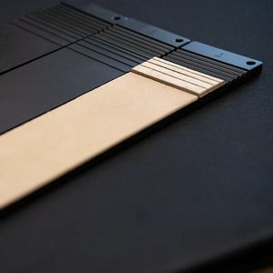 Outil de rondeur de bords <span class=keywords><strong>en</strong></span> cuir tanné végétal <span class=keywords><strong>en</strong></span> acier poudré, articles <span class=keywords><strong>en</strong></span> cuir faits à la main, coupe-bords DIY, coupe-bords de style japonais - Product Image 5