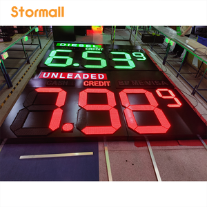 Panneau personnalisé de prix de carburant pour stations-service avec affichage des prix, panneau LED de station-service, panneau de signalisation extérieur pour place publique, panneau de direction directionnel - Product Image 3