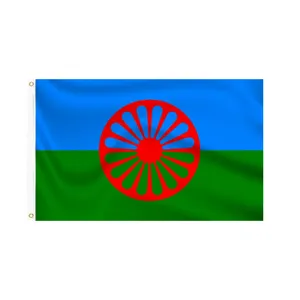 FlagsPrint Wholesale National Country Flags 90x150cm 3x5ft Roma Romany GYPSY Flag