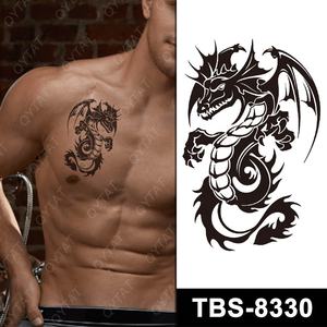 สติ๊กเกอร์<span class=keywords><strong>ลาย</strong></span><span class=keywords><strong>สัก</strong></span>ชั่วคราวแบบชนเผ่า สีดำ กันน้ำ สำหรับผู้ชาย ขายส่งจำนวนมาก - Product Image 5