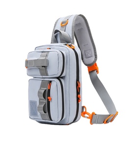 Sac de poitrine PLAYMAX en nylon imperméable pour homme, idéal pour le camping, la randonnée, la pêche et les activités tactiques – Vente directe usine - Product Image 1