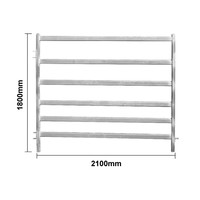 Cercas Galvanizadas Resistentes para Animales, Panel de Cerca para Caballos, Ovejas, Ganado, Granjas