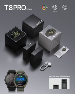 New T8 PRO GPS Outdoor Sports <b>Smart</b> Watch for Men AMOLED Display Heart Rate Blood Oxygen Monitor BT Calling Flashlight - Product Image 6