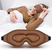 Masque de sommeil occultant à 100 %, masque pour les yeux ultra-doux, bandeau pour les yeux, idéal pour les voyages, le travail en shift, la maison, l'avion, indispensable en voyage