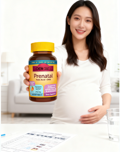 วิตามินเสริมภูมิคุ้มกันสำหรับสตรีมีครรภ์  โฟลิก แอซิด 90 แคปซูลนิ่ม  สำหรับ<span class=keywords><strong>ก่อน</strong></span>และระหว่าง<span class=keywords><strong>ตั้ง</strong></span><span class=keywords><strong>ครรภ์</strong></span>  พร้อมโปรไบโอติก  ลดราคาพิเศษ - Product Image 2