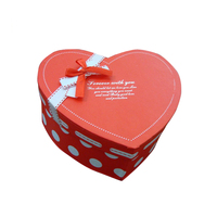 Boîtes cadeaux rigides en forme de cœur pour mariage et Saint-Valentin, impression personnalisée de luxe