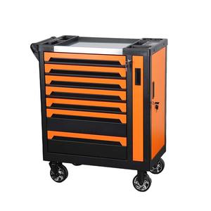 <span class=keywords><strong>Chariot</strong></span> à outils robuste <span class=keywords><strong>pour</strong></span> l'industrie, 7 tiroirs, avec plateau en acier inoxydable et roulettes, <span class=keywords><strong>pour</strong></span> le rangement professionnel des outils en atelier, DM1409 - Product Image 3