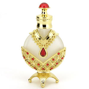 Custom Middle East Luxury 15ml Metal Perfume Bottle With Unique Heart Shape - Product Image 6