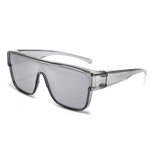 Conchen thời trang cổ điển cat.3 UV400 kính mặt trời quá khổ TR90 khung dày biểu tượng tùy chỉnh phù hợp hơn Clip phân cực trên kính mát nam giới - Product Image 3