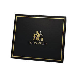 Wholesale High-End Custom Magnetic Closure With Gold Foil in Recycle Material for Gift Packaging - Product Image 5