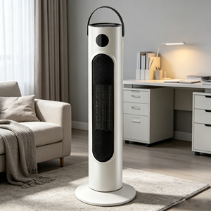 Chauffage cube PTC en carbone à 360°, 2000W, 2 modes, réflexion de chaleur miroir, protection anti-renversement, silencieux, économie d'énergie, UE - Product Image 6