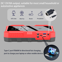 Démarreur de batterie portable haute puissance 59600mWh, courant de crête 3000A, booster de batterie de voiture 12V, power bank pour démarrage de voiture