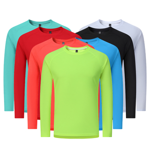 T-shirt de sport à manches longues pour homme, vente en gros du fabricant, séchage rapide, respirant, col rond, sweat-shirt pour les sports de plein air - Product Image 5