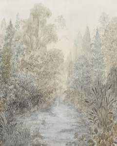 La peinture <span class=keywords><strong>panoramique</strong></span> de jardin rétro est utilisée pour le salon canapé décoration intérieure <span class=keywords><strong>papier</strong></span> peint Mural - Product Image 4