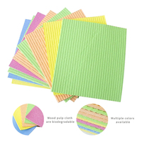 Chiffon à vaisselle suédois écologique Éponge en cellulose réutilisable Éponge biodégradable Chiffon de nettoyage de cuisine