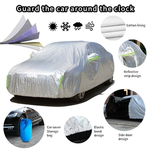 Áo trùm xe ô tô toàn diện, chống thấm nước và bụi bẩn, có khả năng chống nắng, phù hợp với mọi loại xe - Product Image 4